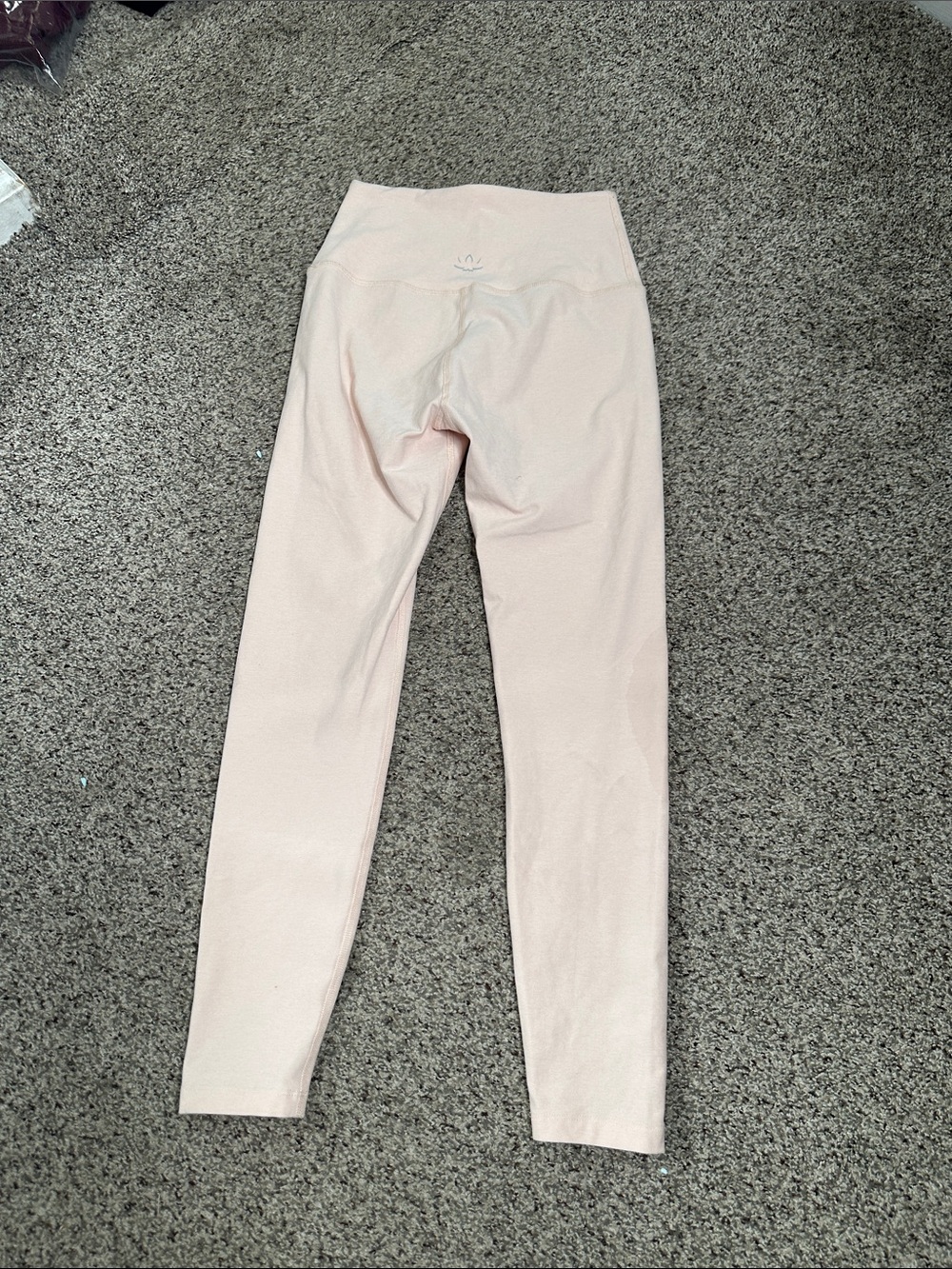 Beyond yoga pink leggings size small gym workout athletic